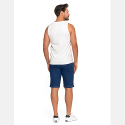 Tank top męski bawełniany koszulka bez rękawów BIAŁA MORAJ